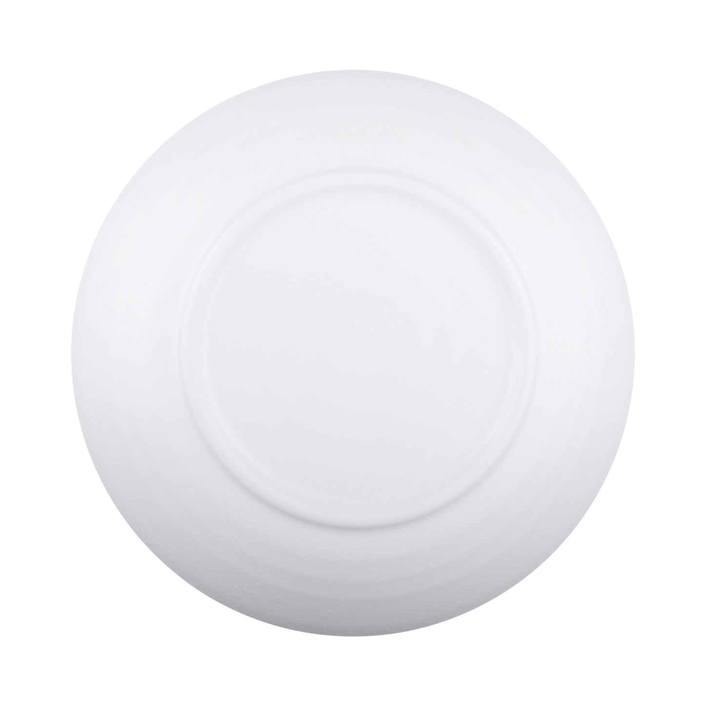 Melamine Round Plate - White