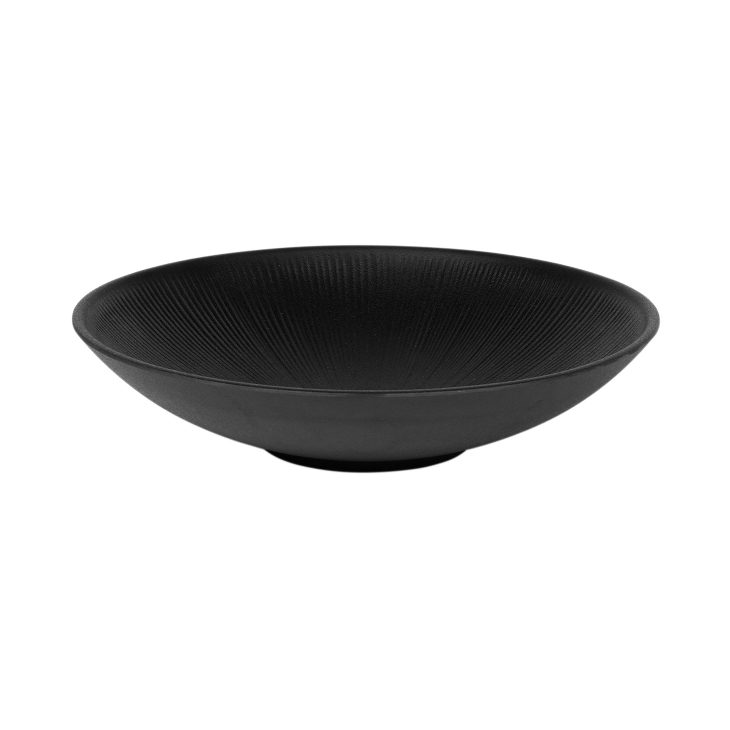 Melamine Round Bowl - Black