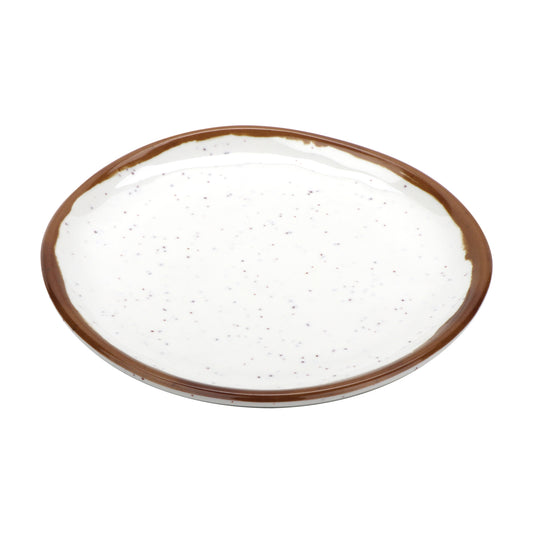 5.5" Melamine, Small Round Bread/Side Dish Plate, G.E.T. Rustic Mill (12 Pack)
