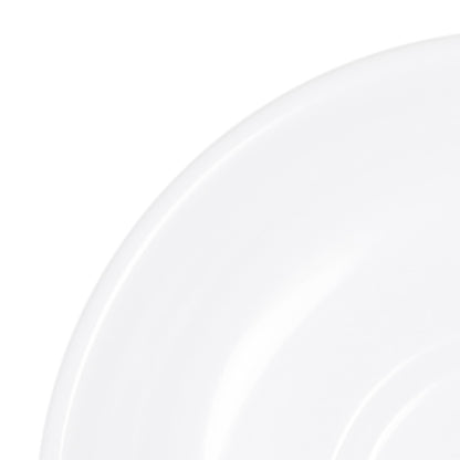Melamine Coffee Saucer - White
