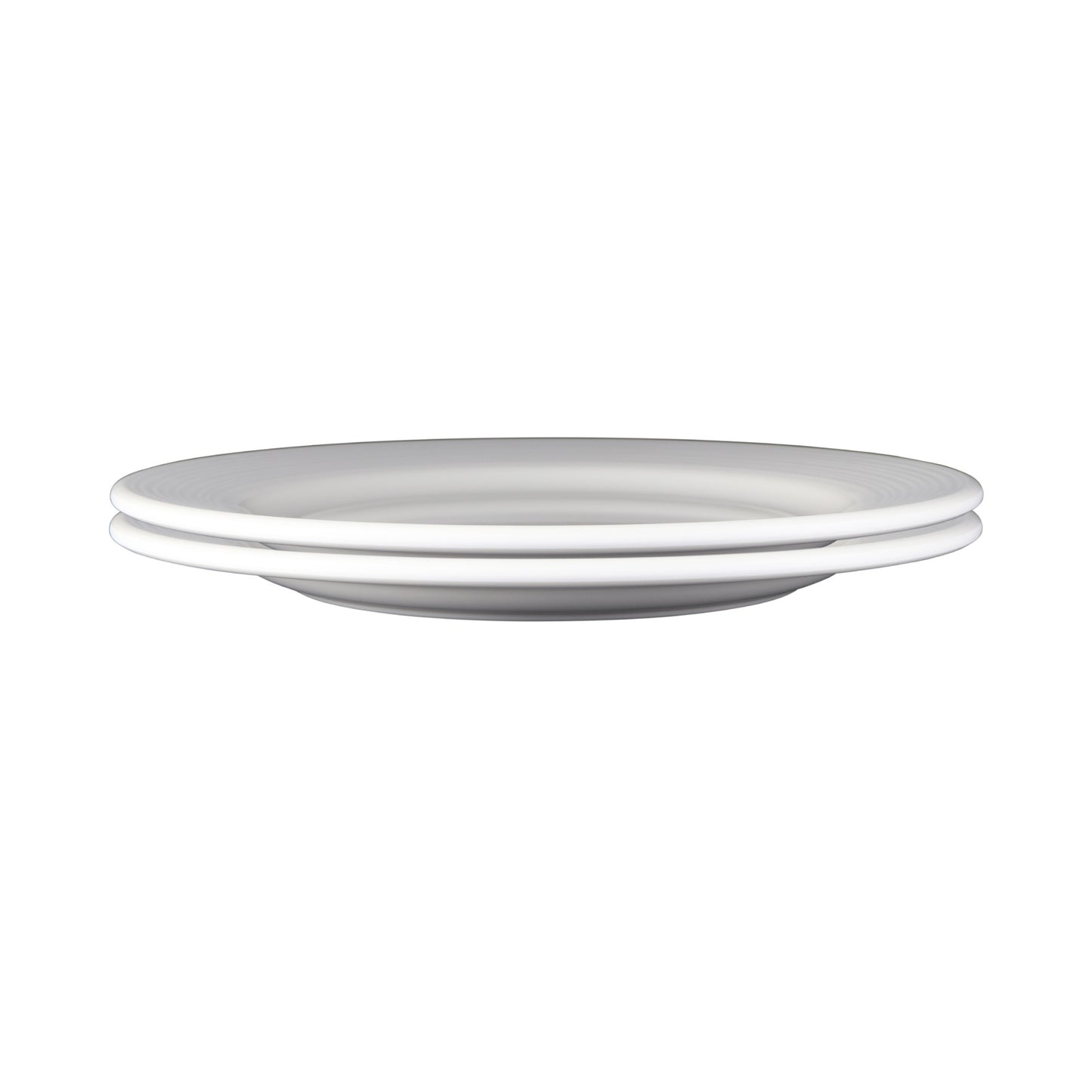 Melamine Round Plate - Cream Glaze