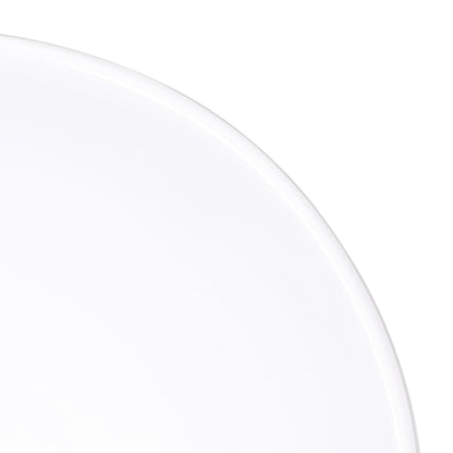 Melamine Almost Oval Bowl - White