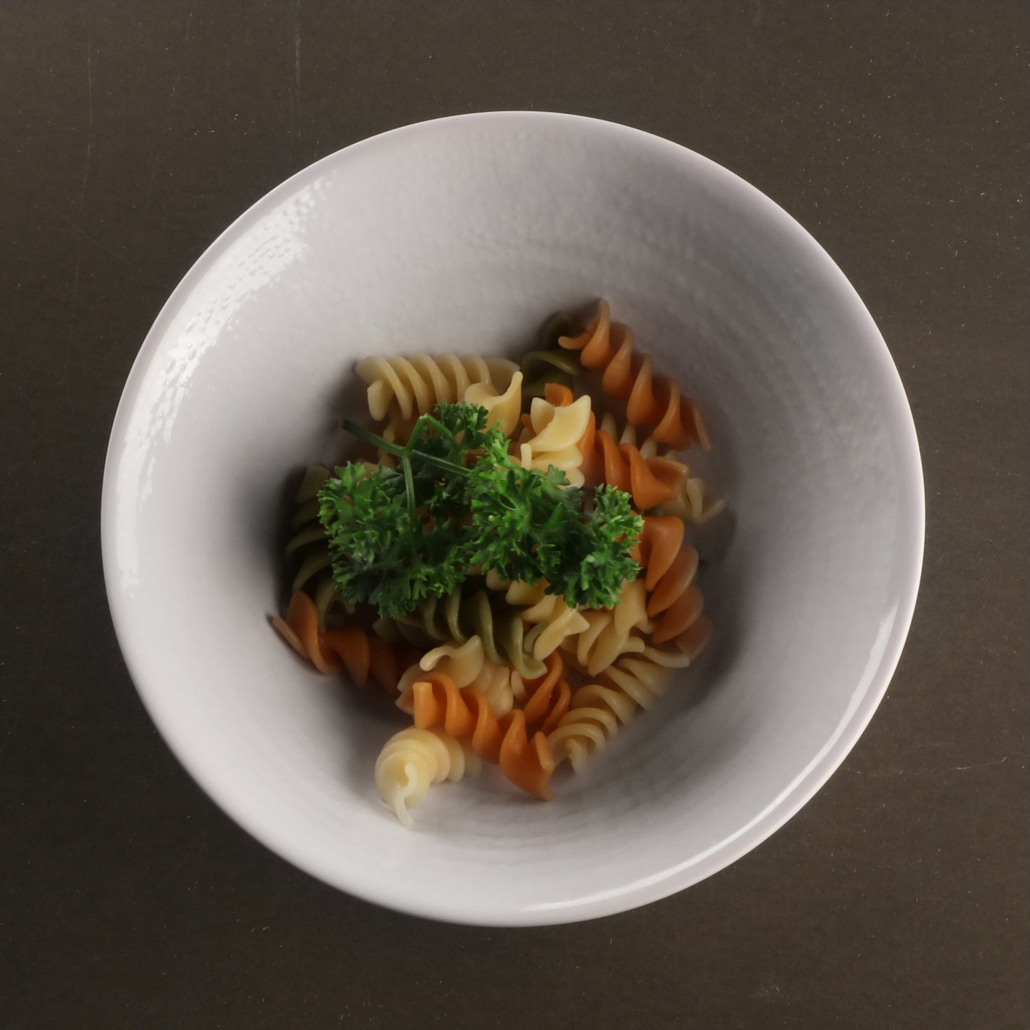 Melamine Bowl - White Matte Finish Outside/White Gloss Finish Inside