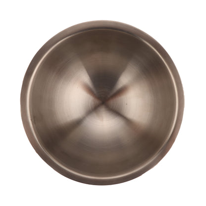 5 qt. (5.3 qt. rim-full), 11" Dia. Double Wall Stainless Steel Insulated Bowl with Hammered Copper Finish, 5.5" deep