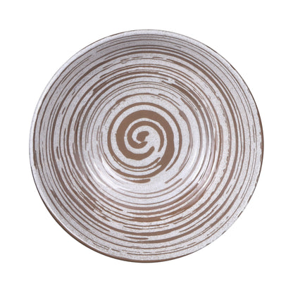 Melamine Round Bowl - Stardust White