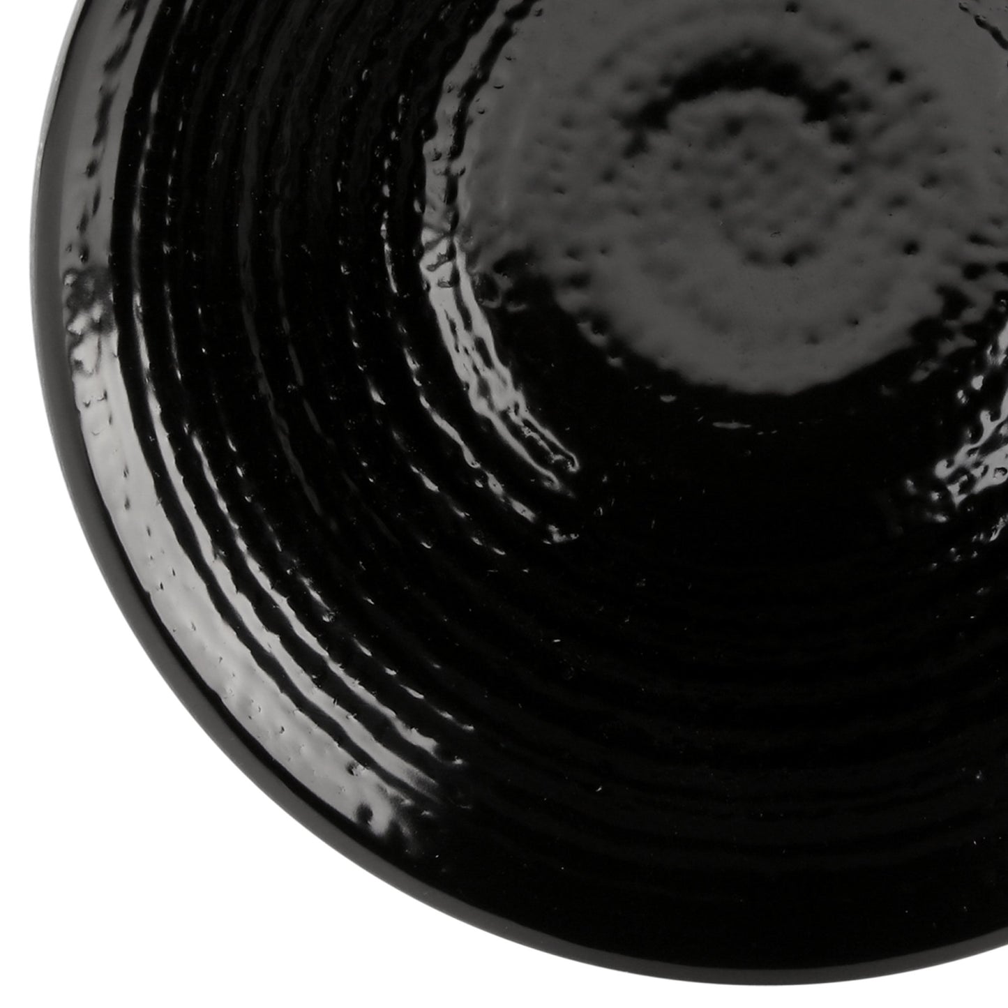 Melamine Bowl - Black Matte Finish Outside/Black Gloss Finish Inside