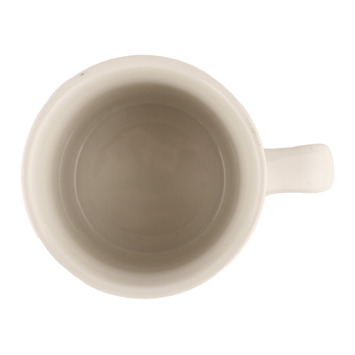 11 oz. Brown Porcelain Mug, 5" Dia. w/Handle, Corona Artisan Brown (12 Pack)