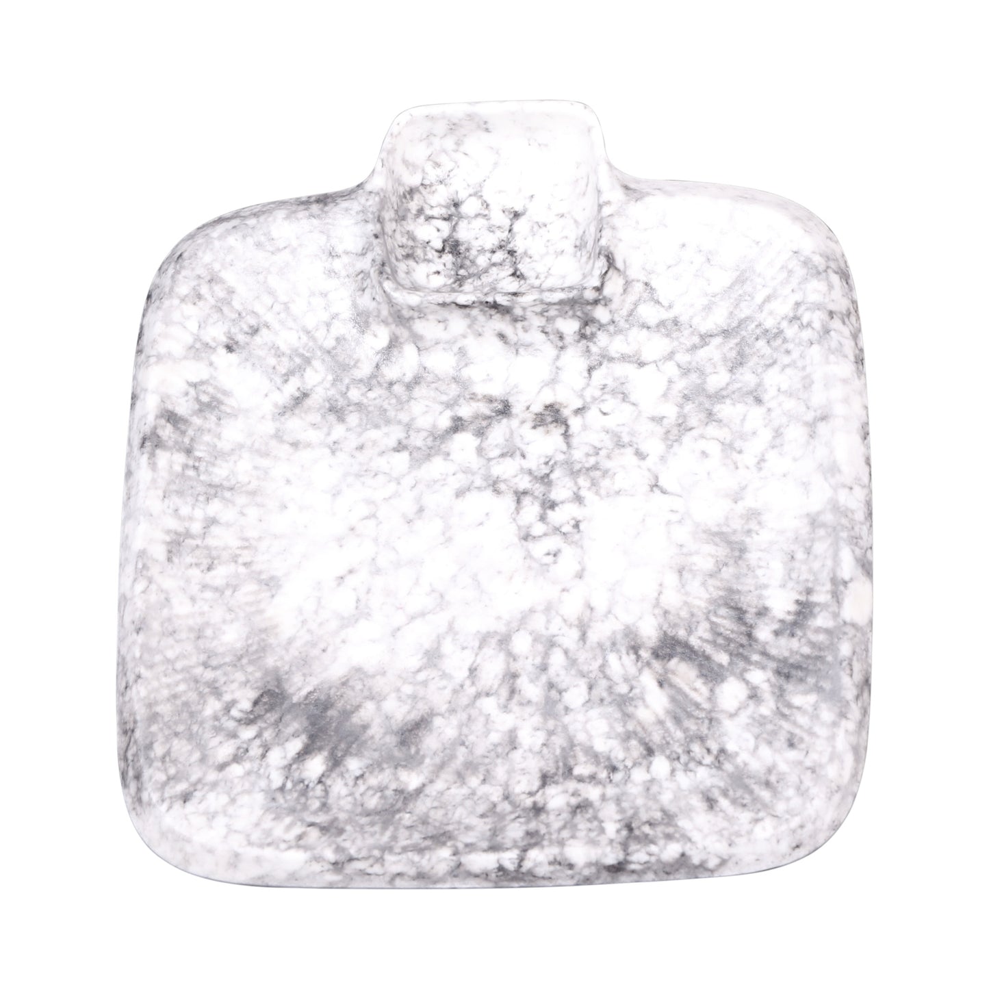 Melamine Square Chip & Dip Plate - Black Marble