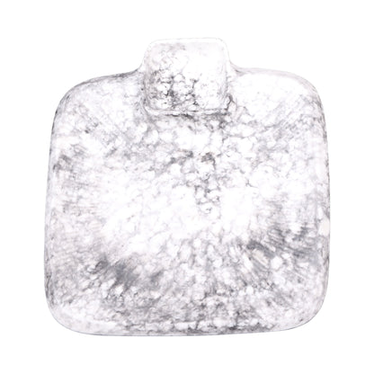 Melamine Square Chip & Dip Plate - Black Marble