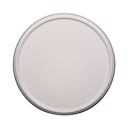 Melamine Round Coupe Plate - Cream Glaze