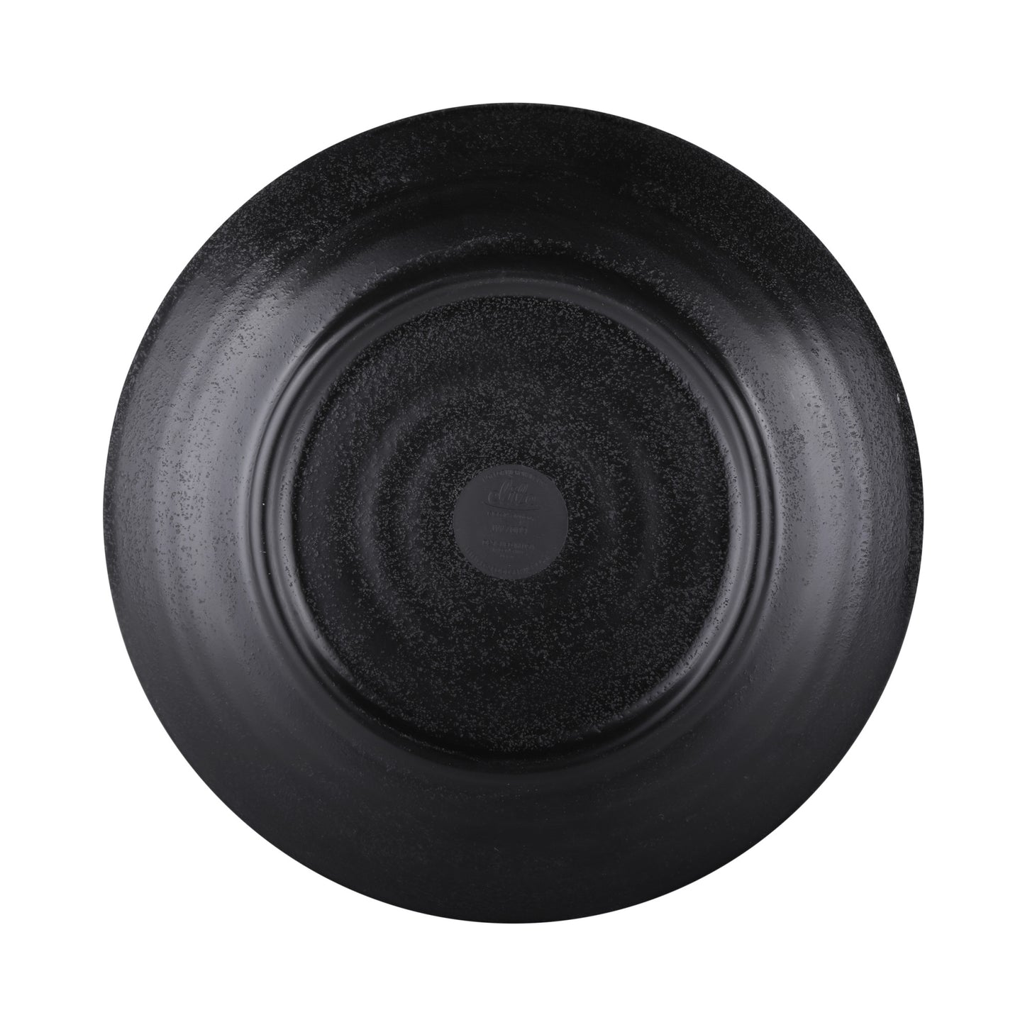Melamine Round Plate - Black