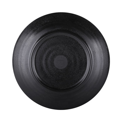 Melamine Round Plate - Black