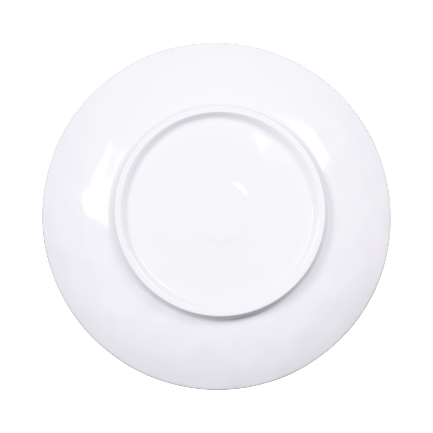Melamine Round Plate - Navy Design