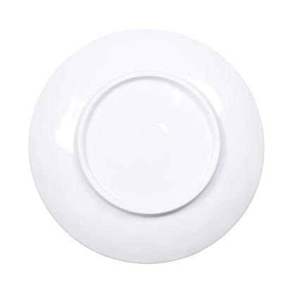 Melamine Round Plate - Navy Design