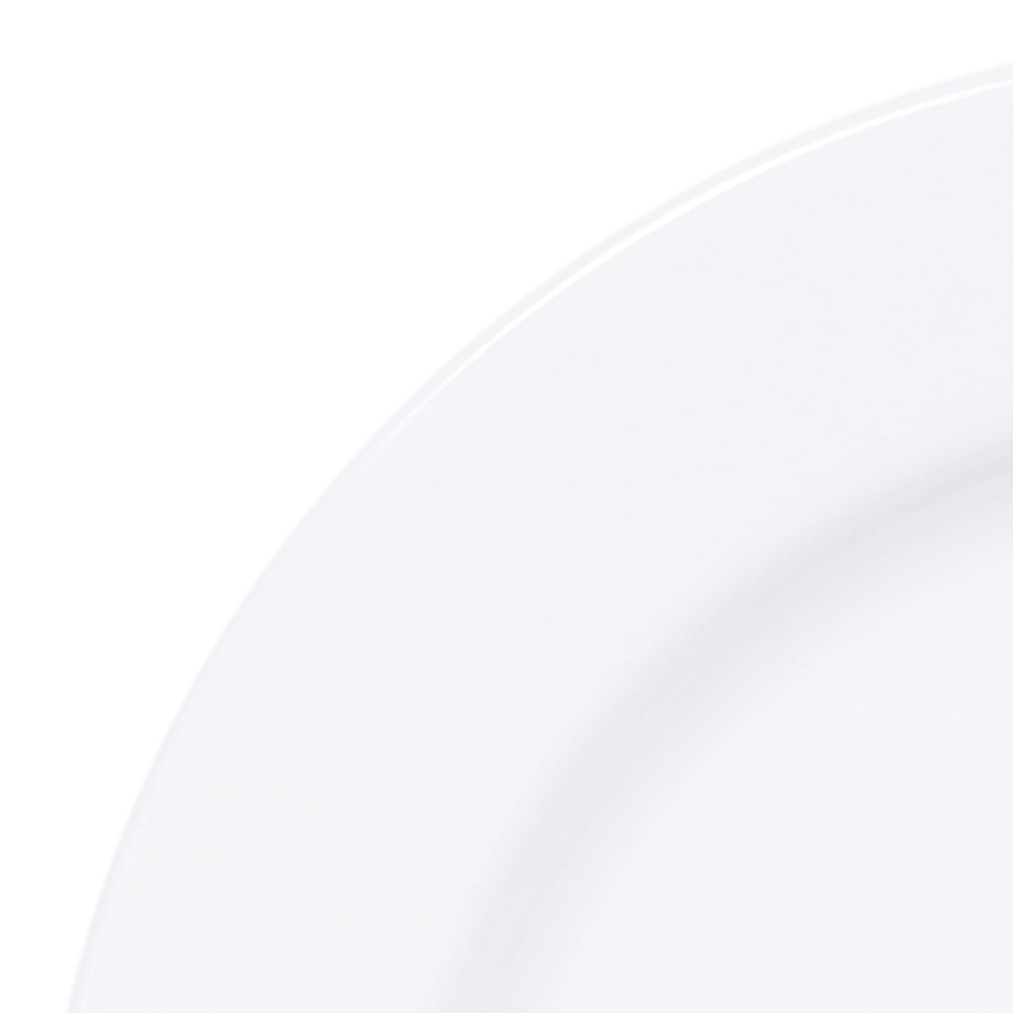 Melamine Round Saucer - White