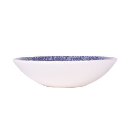 Melamine Round Bowl - Indigo Blue