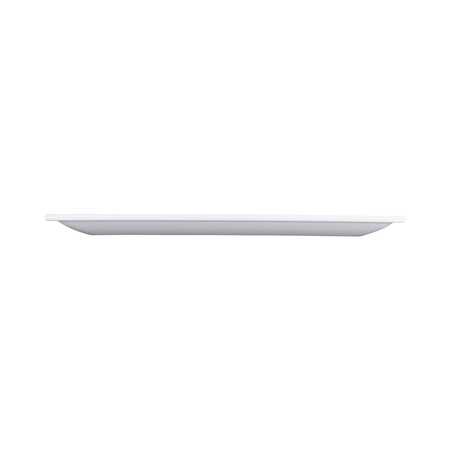 Melamine Rectangular Coupe Platter - White