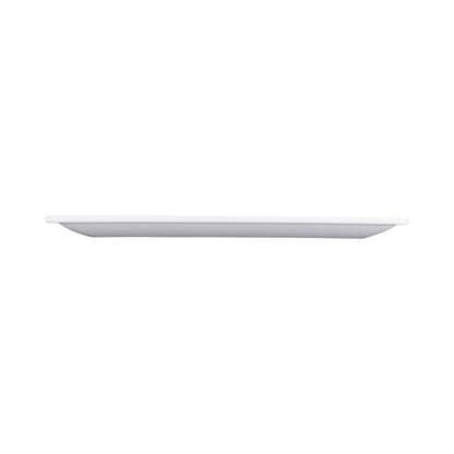 Melamine Rectangular Coupe Platter - White