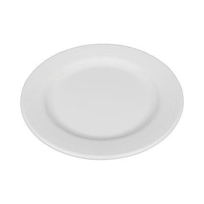 Melamine Round Plate - Cream Glaze