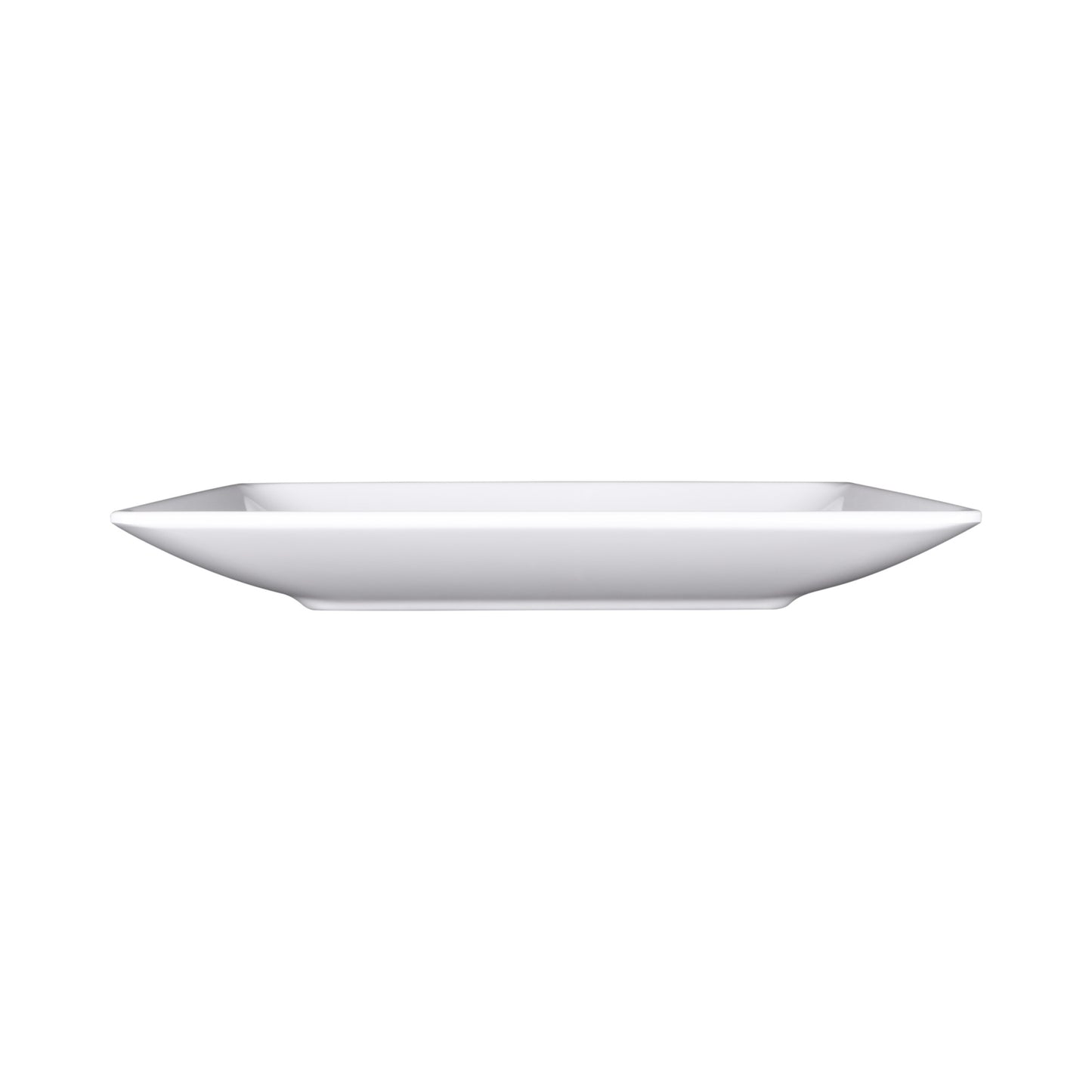 Melamine Square Plate - White