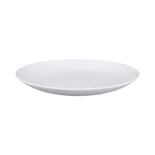 Melamine Round Plate - White