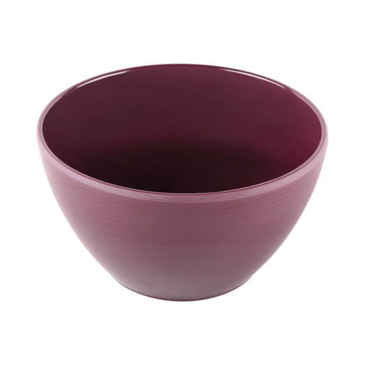 Melamine Round Bowl - Purple Glaze