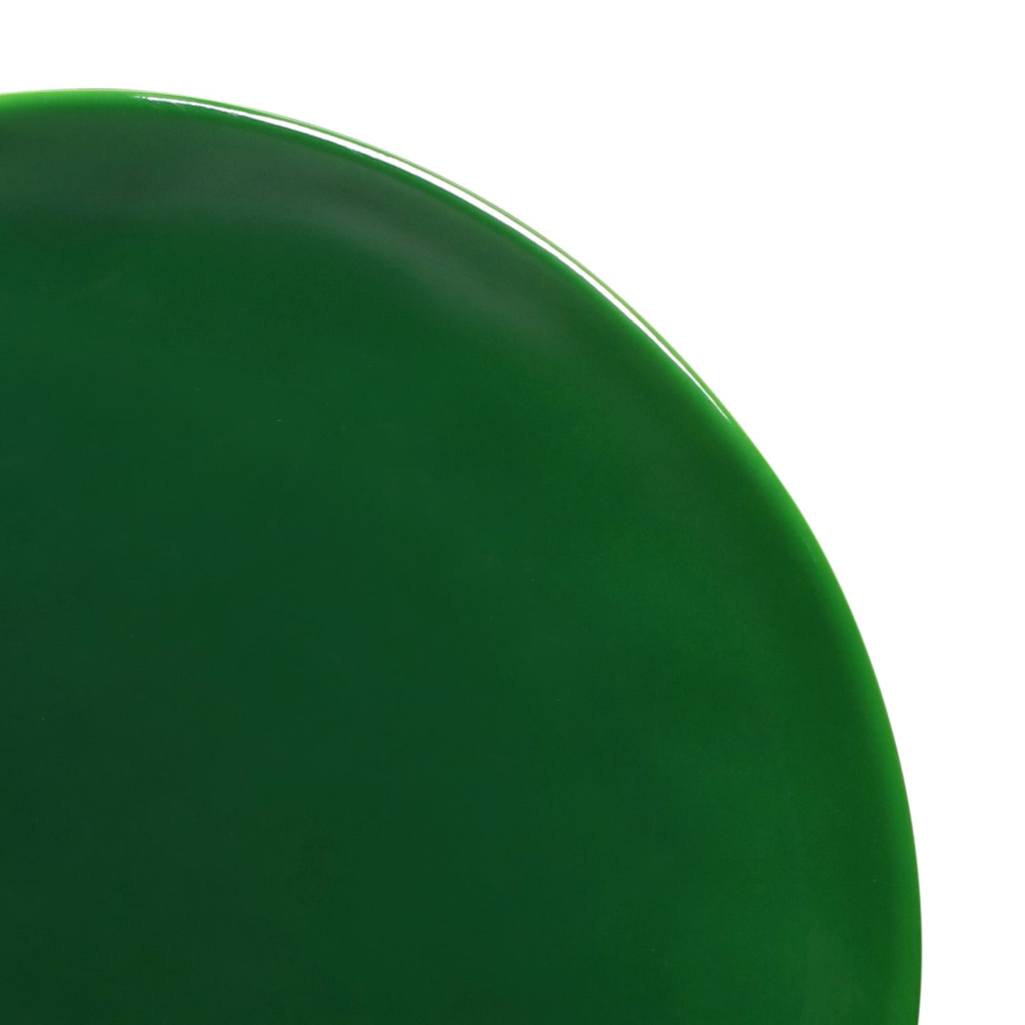 Melamine Round Plate - Green Glaze