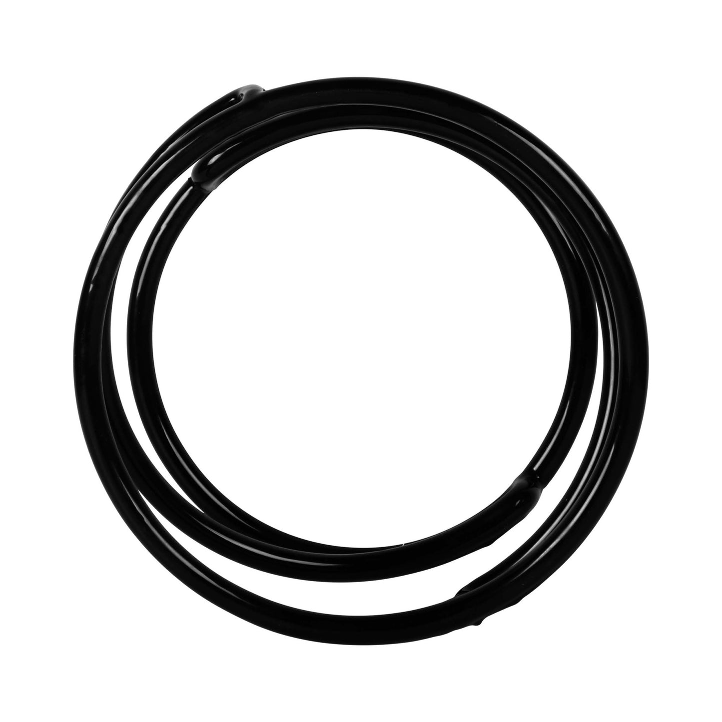 Rubbercoated Steel Round Reversible Rubber Coated Steel Stand - Black
