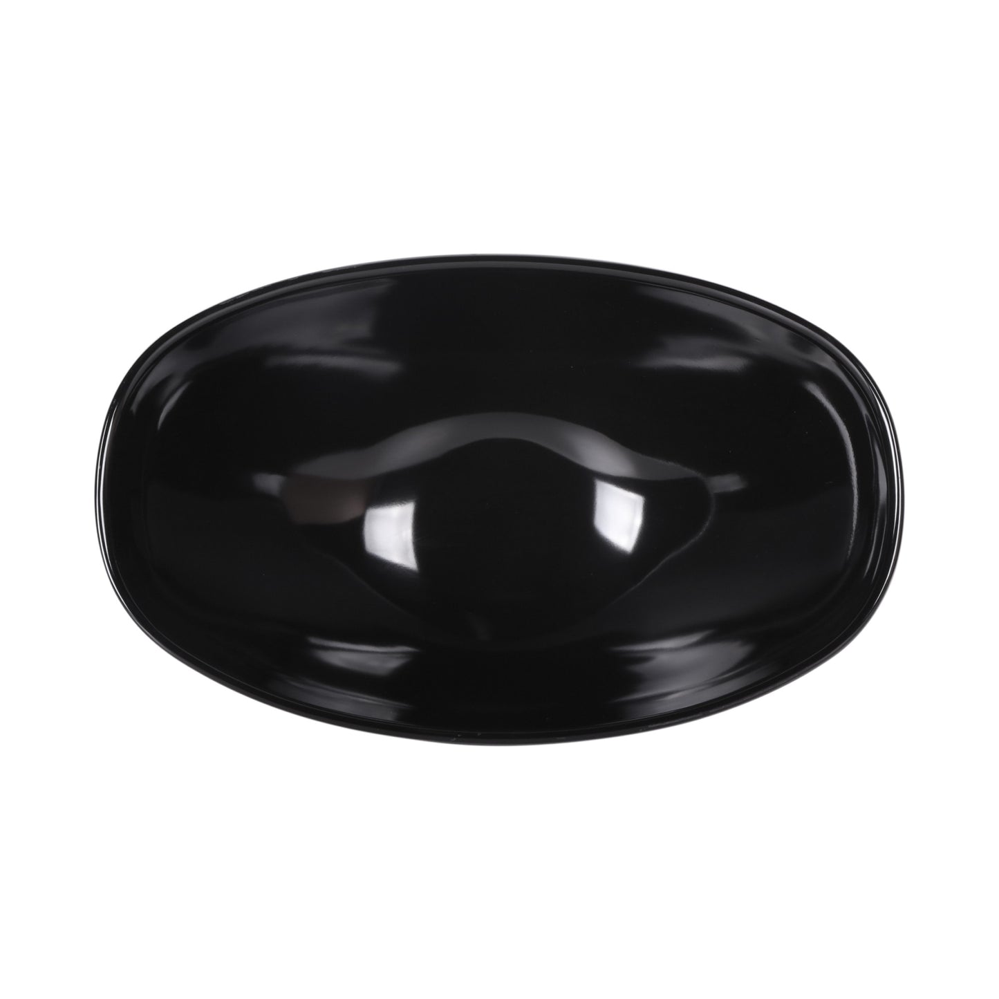 Melamine Oval Bowl - Black