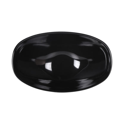 Melamine Oval Bowl - Black