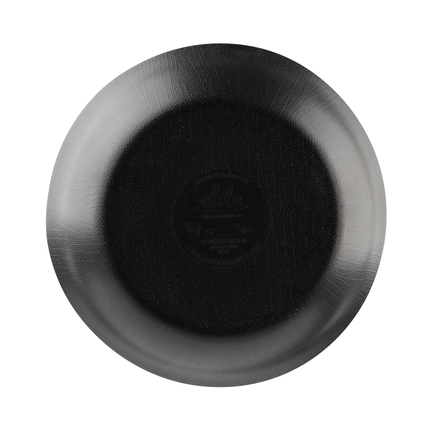 Melamine Round Bowl - Black