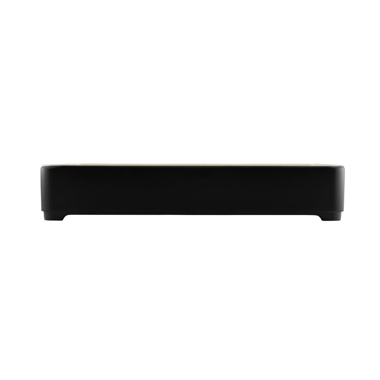 Melamine Two-Tone Bento Box - Ebony Outside, Sand Inside