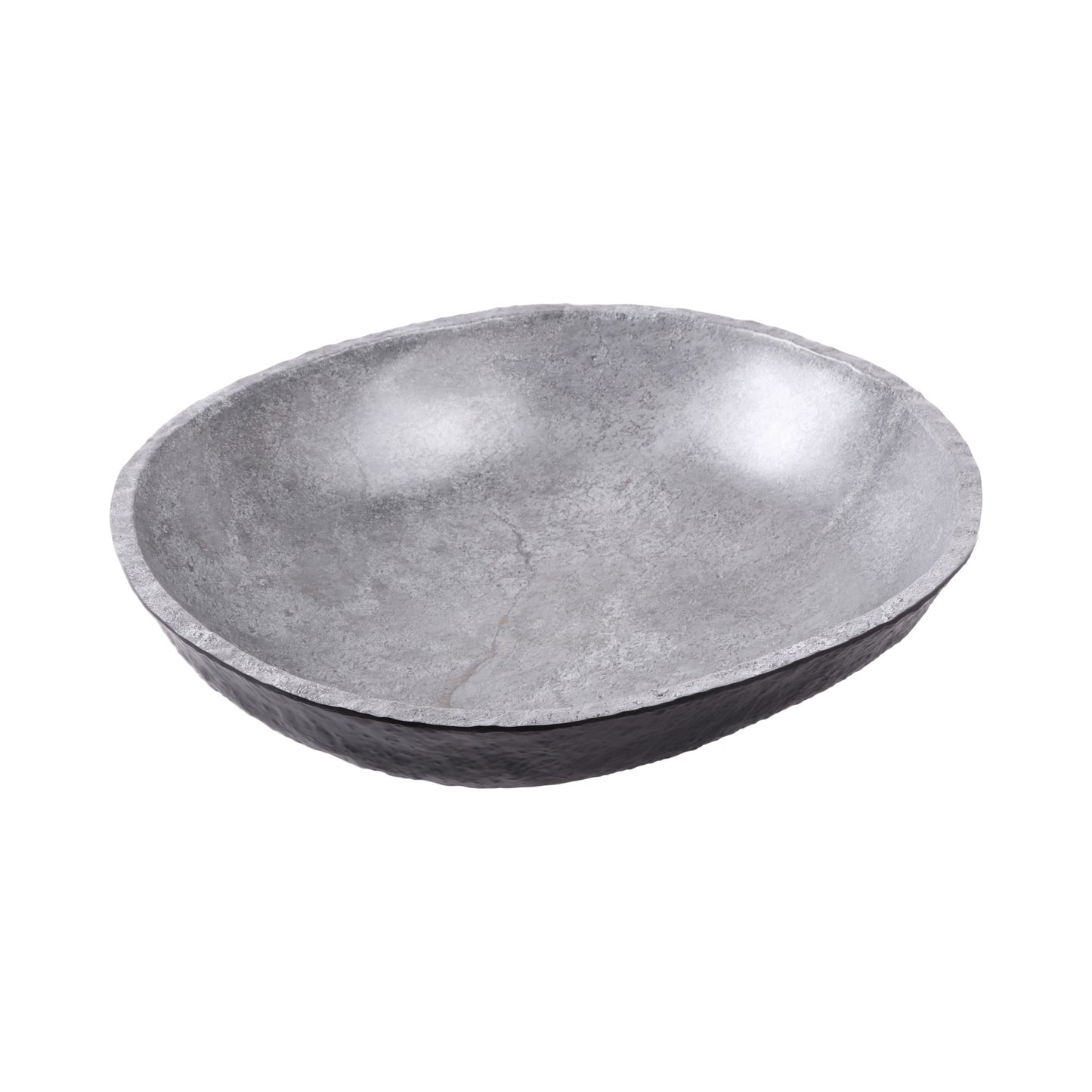 Melamine Oval Bowl - Coal