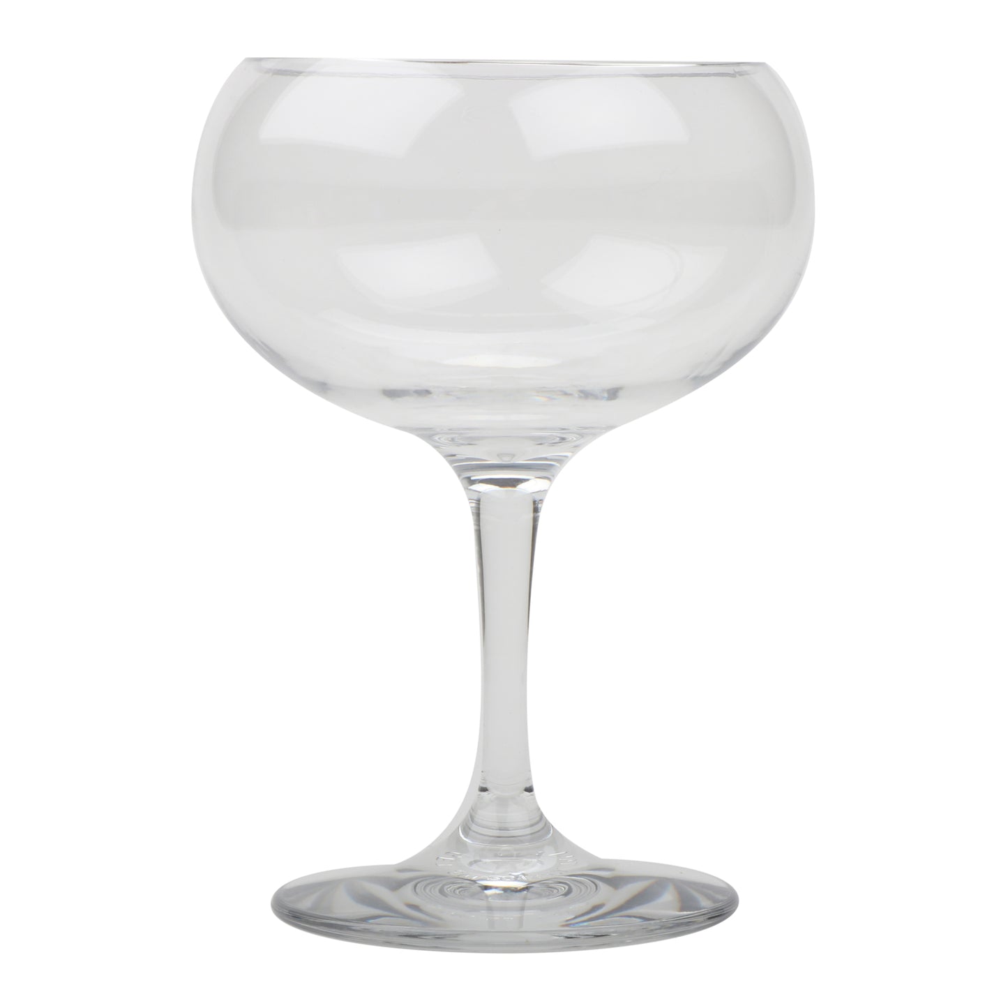 8 oz. Tritan, Clear, Coupe Cocktail Glass, ( 9.5 oz. rim-full), 3.13" Top Dia., 5.19" Tall, GET. Social Club (12 Pack)
