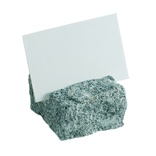 Granite Stone Label Holder 1.5" x 2.76", 3.1" tall, FRILIC