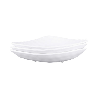 Melamine Triangular Platter - White