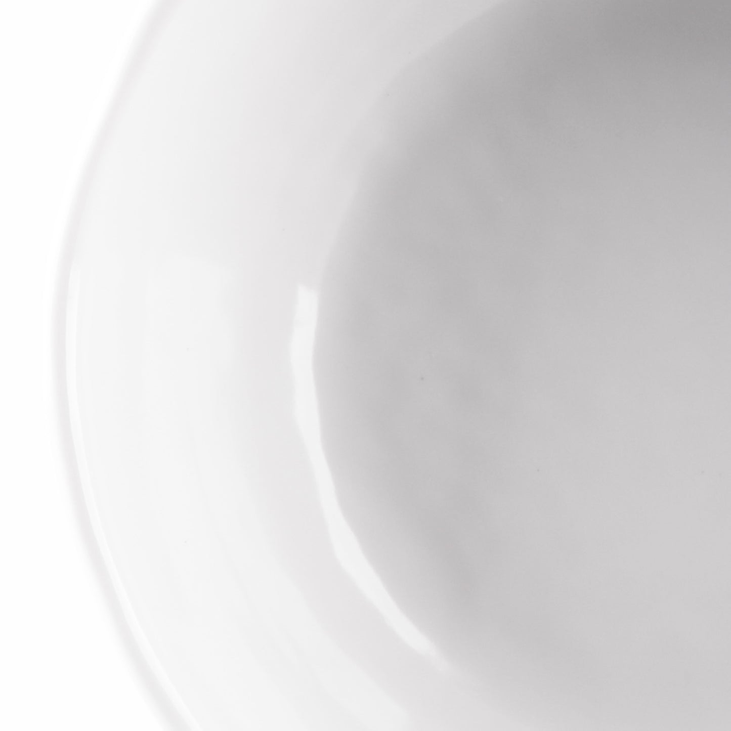 Melamine Bowl w/ Lip - White