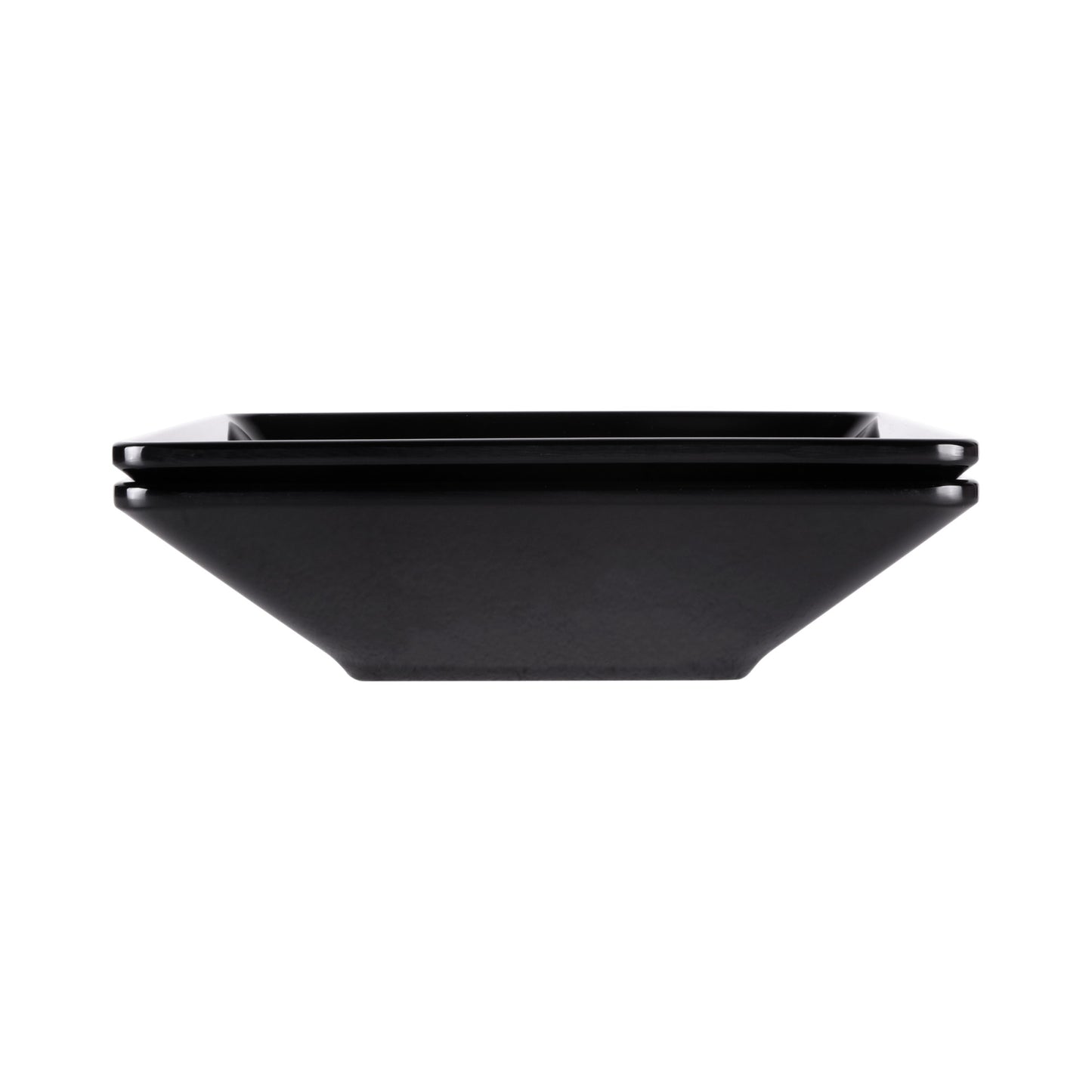 Melamine Square Bowl - Black