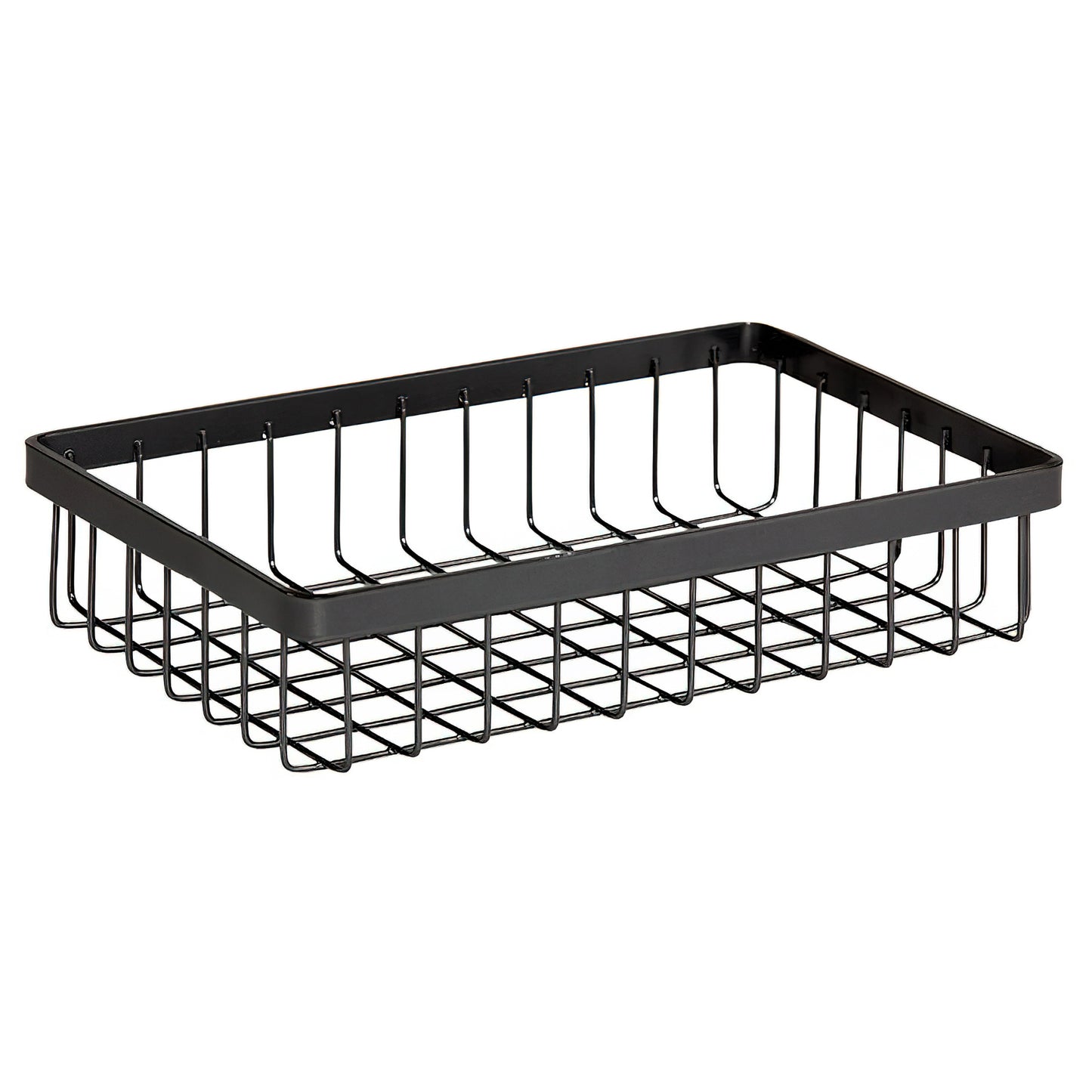 9" x 6" Rectangular Wire Basket, 2" tall