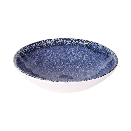 Melamine Round Bowl - Indigo Blue