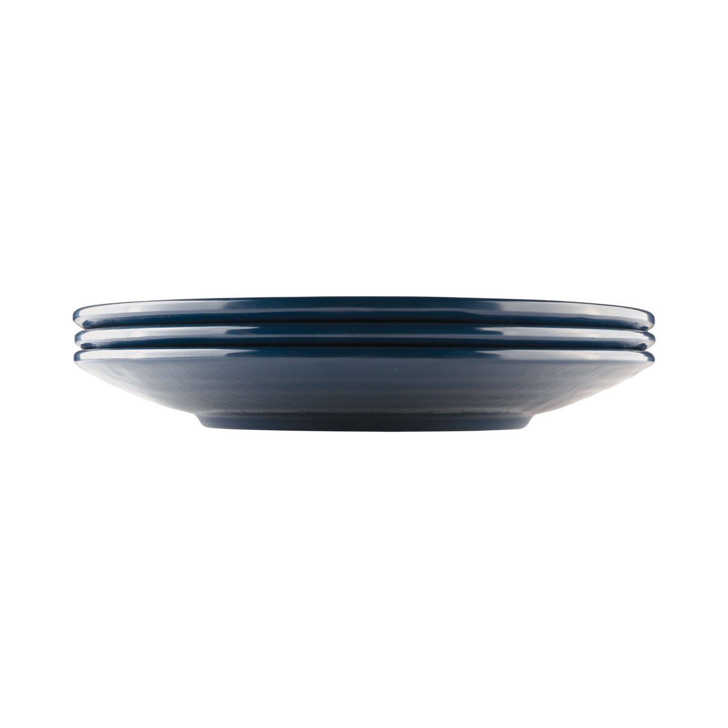 Melamine Round Pebble Plate - Lapis