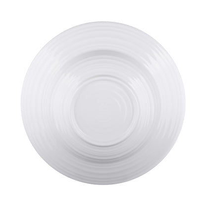 Melamine Swirl Pasta/Soup Bowl - White