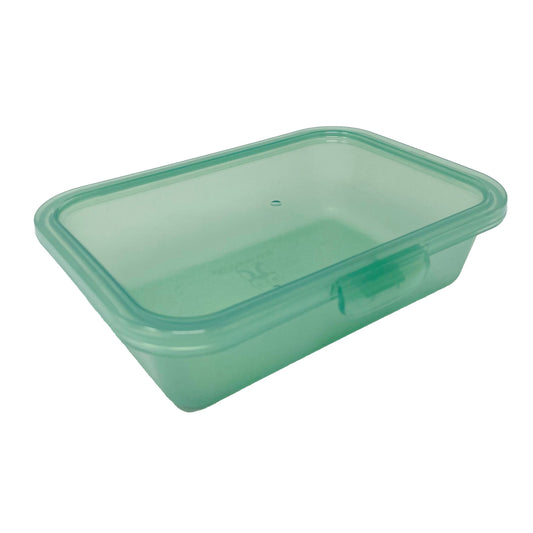 500 ml Hinged Lid Container 6.6" x 5" x 1.75". GET, Eco Takeouts (12 Pack)