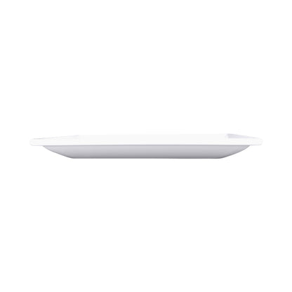Melamine Square Coupe Platter - White