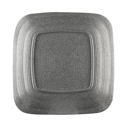 Melamine Irregular Square Plate - Granite Stone Design
