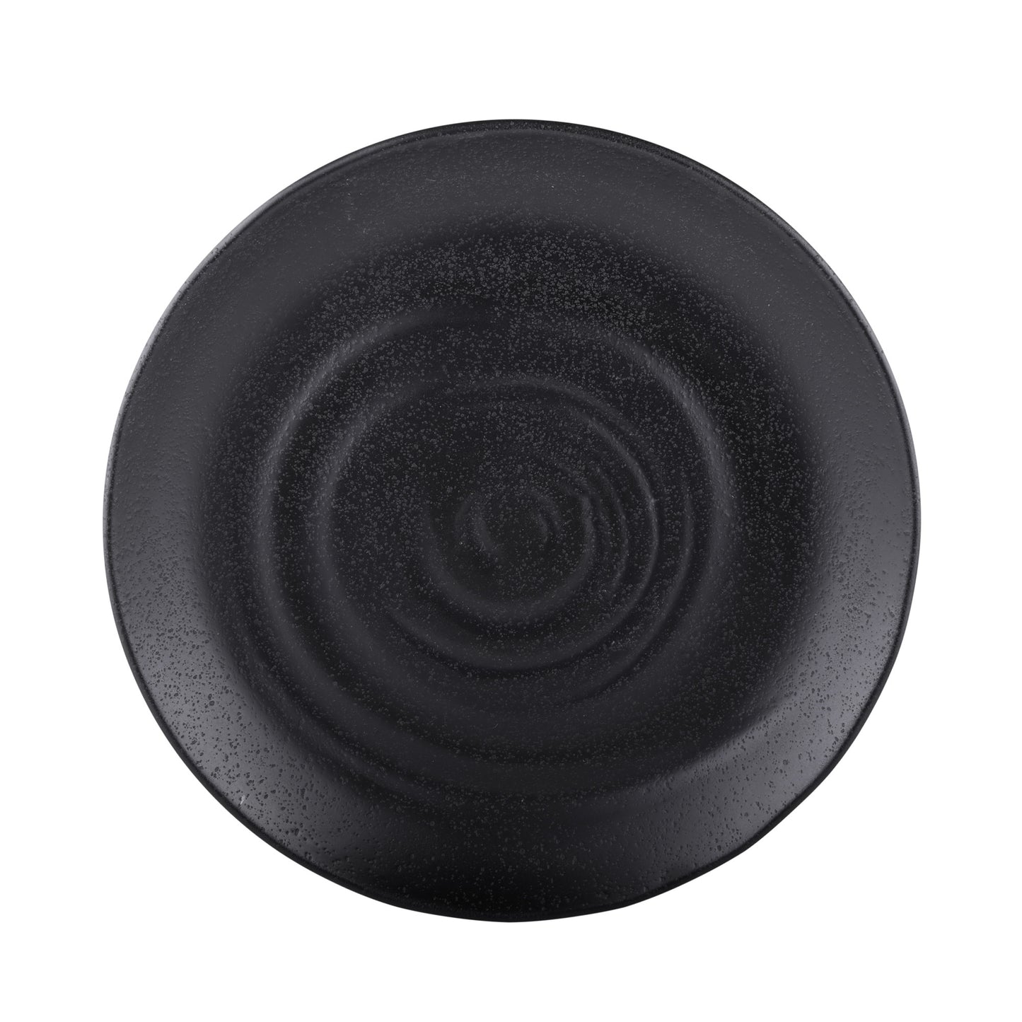 Melamine Round Plate - Black