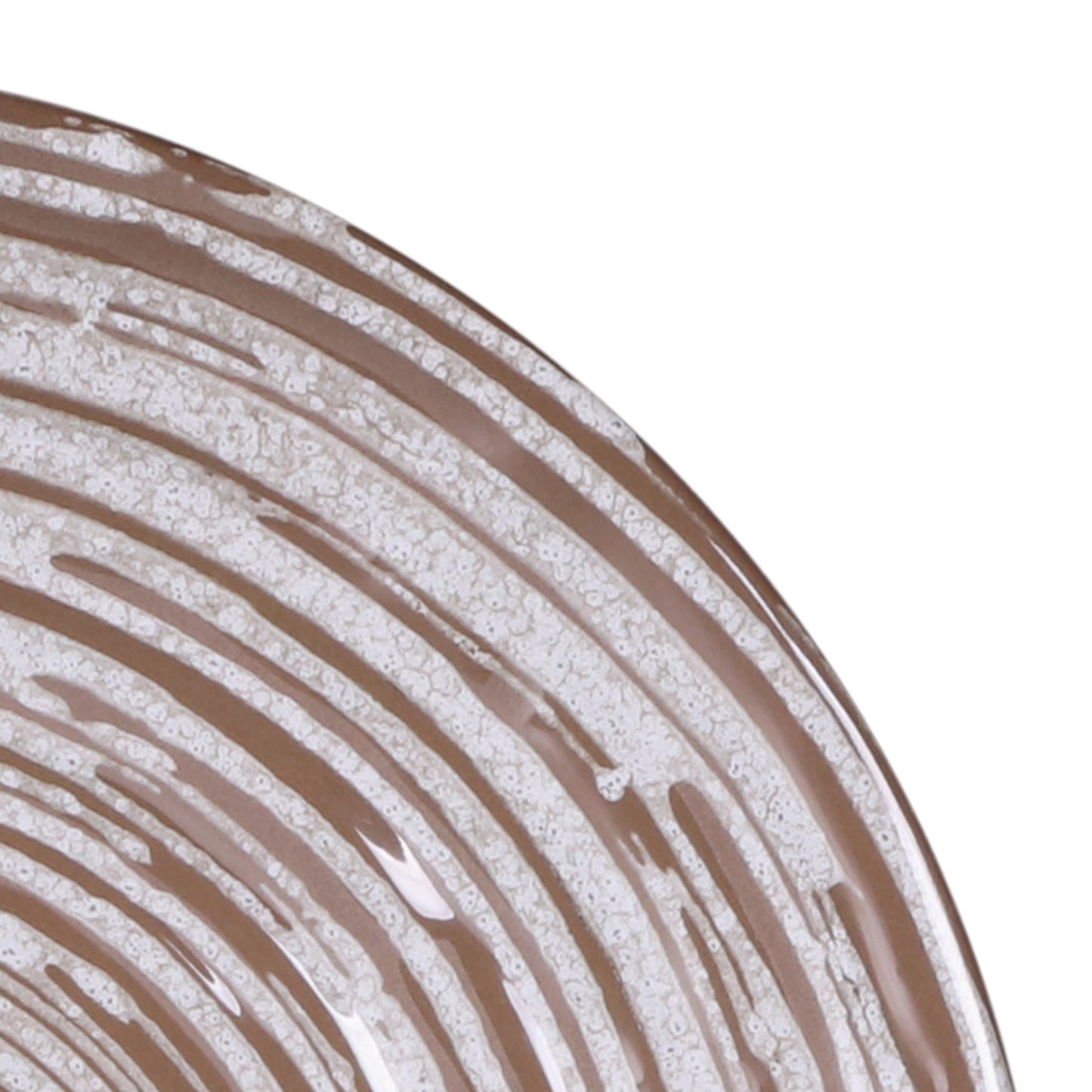 Melamine Round Plate - Stardust White