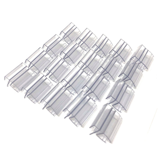 Replacement Plastic Soft Hinge for Lid CO-44-CL, set includes 20 hinges, G.E.T. Urban Renewal CLIPS-44-CL (Master Pack is 25 Sets or 500 hinges)