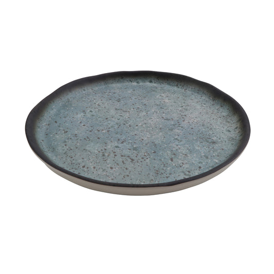 10" savor robin egg blue round melamine plate, 10"L x 10"W x 1"H, GET, cheforward