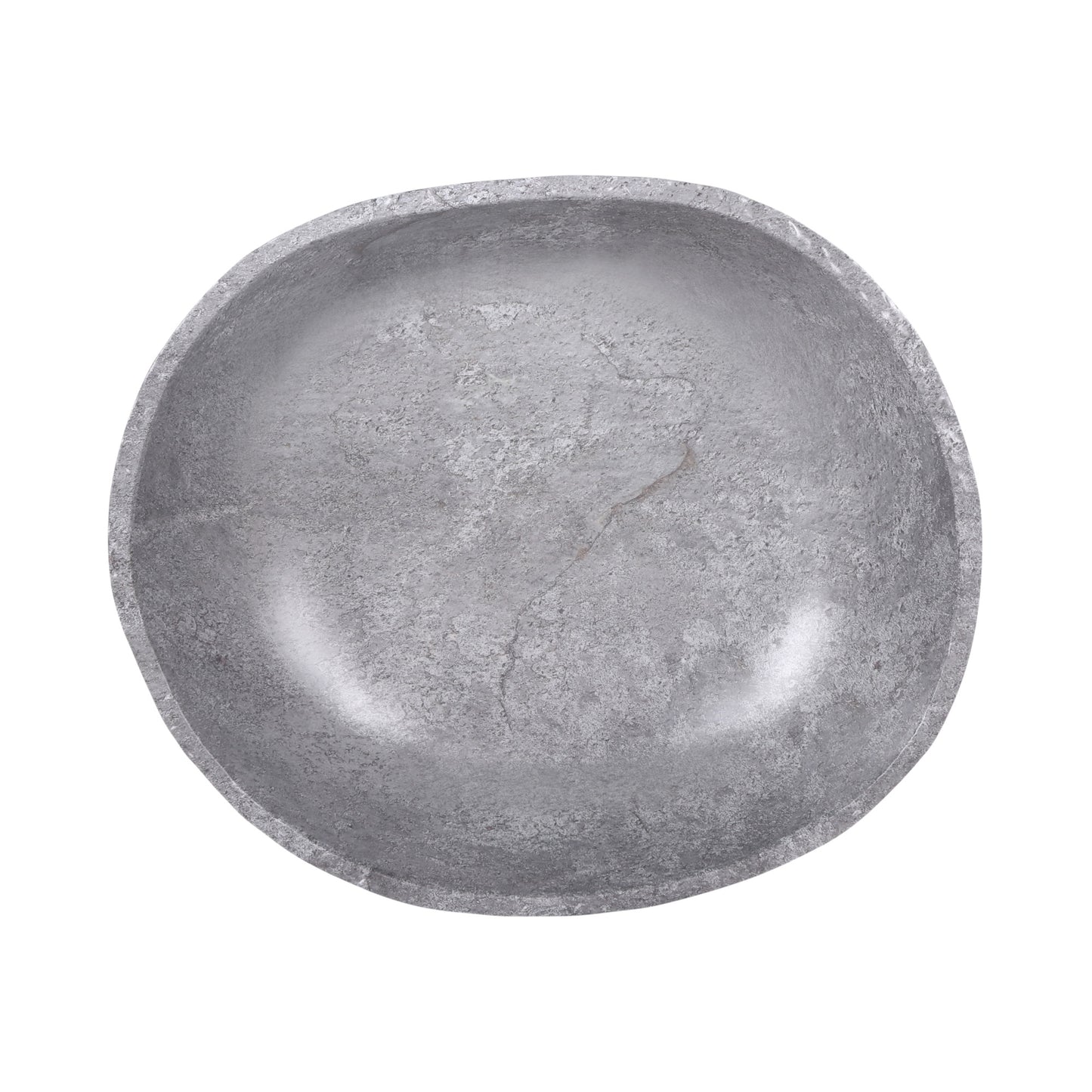 Melamine Oval Bowl - Coal
